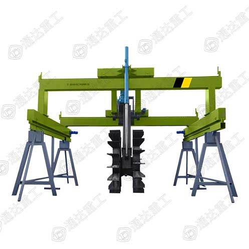 雙輪盤液壓式翻堆機